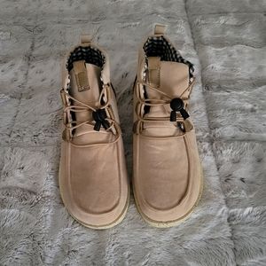 NWOT Beige slip on shoes size 9